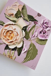 Image 3 of LAST ROSES ON MAUVE - GICLÉE PRINT