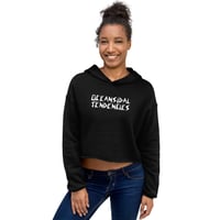 Image 4 of OCEANSIDAL TENDENCIES Womens Crop Hoodie