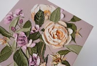 Image 2 of LAST ROSES ON DARKER PINK - GICLÉE PRINT