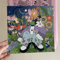 Hiding Away Print (21cm x 21cm)