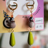 Handmade Earrings: Little Guys "Jenny"