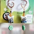 Handmade Earrings: Little Clown Cats Image 2