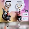 Handmade Earrings: Little Clown Cats