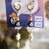 Handmade Earrings: Little Guys "Emily"