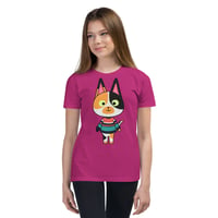 Image 4 of CALI THE CALICO CAT Youth T-Shirt