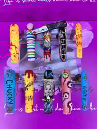 Image 1 of Long Length Custom Theme Press On Set