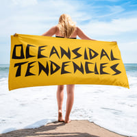 Image 2 of OCEANSIDAL TENDENCIES Padres Yellow Towel