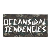 Image 1 of OCEANSIDAL TENDENCIES Coral Camo Towel