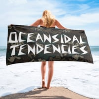 Image 2 of OCEANSIDAL TENDENCIES Coral Camo Towel