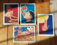 Image 2 of LOT DE 4 CARTES POSTALES