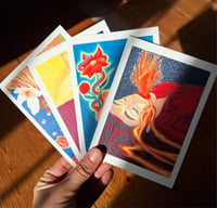 Image 1 of LOT DE 4 CARTES POSTALES