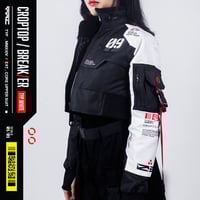 Image 1 of CROPTOP / BREAKER - WHITE