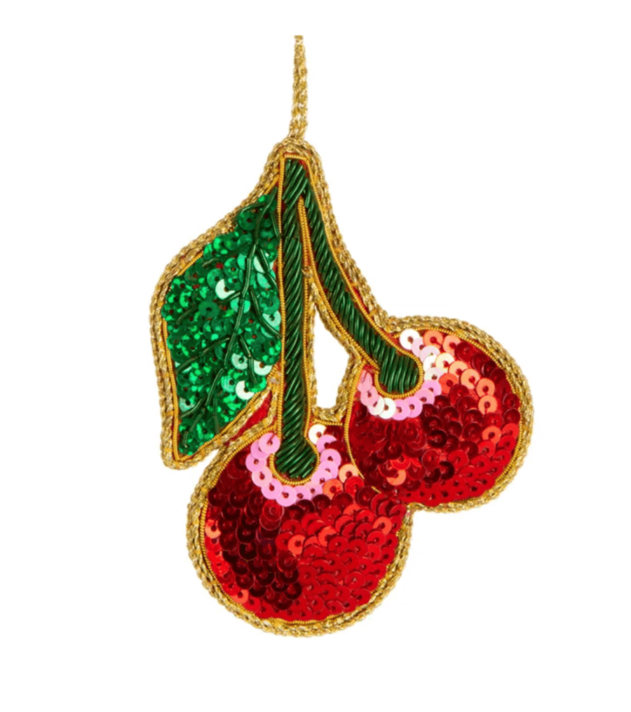 Image of Cherry Sequin Decoration 