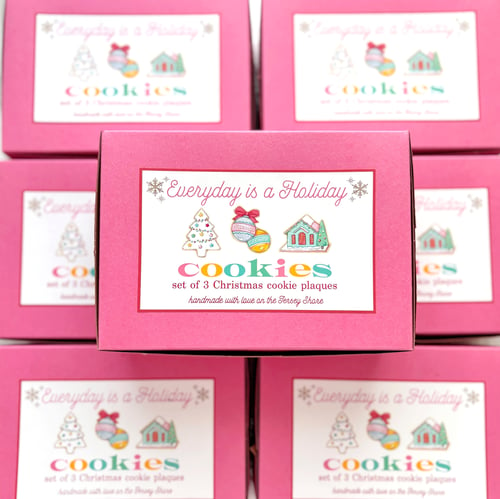 Image of Christmas Cookies plaques (set of 3)