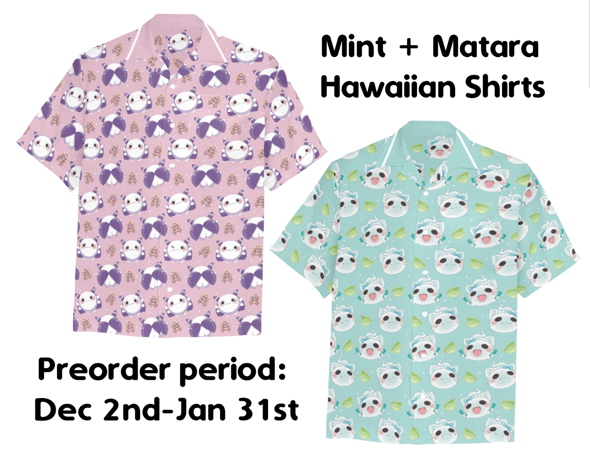 Image of Mint Fantome and Matara Kan Hawaiian Shirt