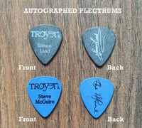 Set of 2 Autographed Plectrums