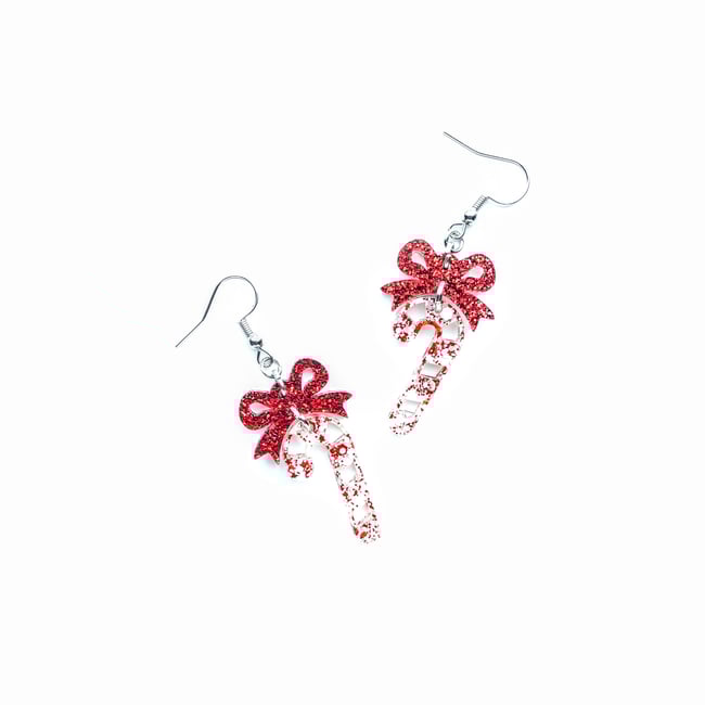 Candy Cane Earrings 