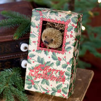 Image 1 of The Christmas Box ~ Original Work with 6.5" ted