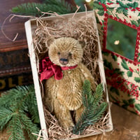 Image 2 of The Christmas Box ~ Original Work with 6.5" ted