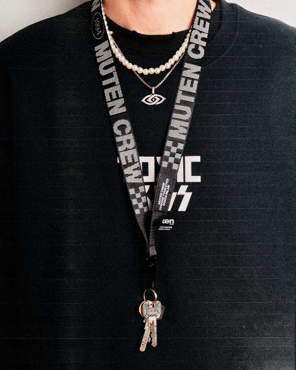 MC Lanyard B/W