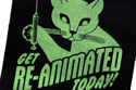 Get Re-Animated Cat (Re-Animator 1985) Screenprinted Canvas Patch