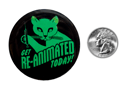 Get Re-Animated (Re-Animator 1985) Cat 2.25" Button