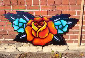 Red Rose Cutout
