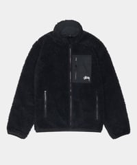 Image 1 of STUSSY_SHERPA REVERSIBLE JACKET :::BLACK:::