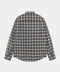 Image 2 of STUSSY_MATTHEW SHIRT PRINTED PLAID :::BLACK:::