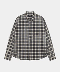 Image 1 of STUSSY_MATTHEW SHIRT PRINTED PLAID :::BLACK:::