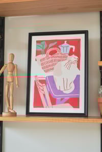 Image 2 of Cat and the Curiosity Shop Print