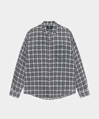 Image 1 of STUSSY_MATTHEW SHIRT PRINTED PLAID :::NAVY:::