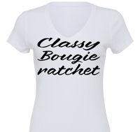 Image 2 of CLASSY, BOUGIE, RATCHET V-NECK