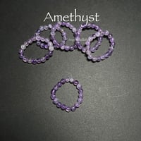 Image 3 of Crystal Bead Stretchy Rings