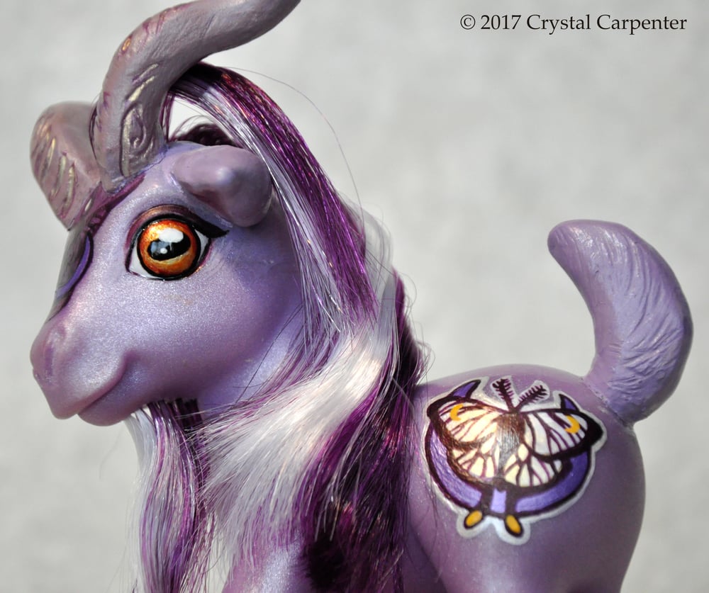 Image of Somnus the GoatPony - OOAK Custom MLP