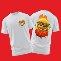Cheeseburger Champ White