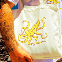 Image 3 of "Octopus" Tote Bag