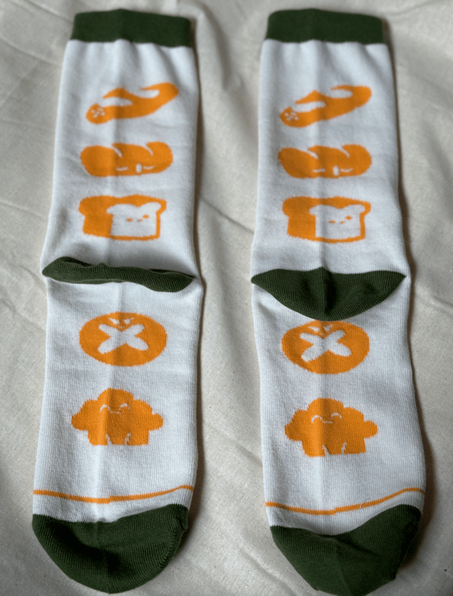 Bread Friends Socks