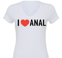 Image 2 of I HEART ANAL  V-NECK