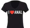 I HEART ANAL  V-NECK