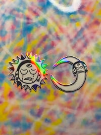 Image 3 of Sun + Moon Holographic Sticker Pack V1