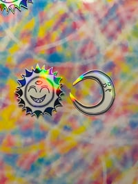 Image 5 of Sun + Moon Holographic Sticker Pack V1