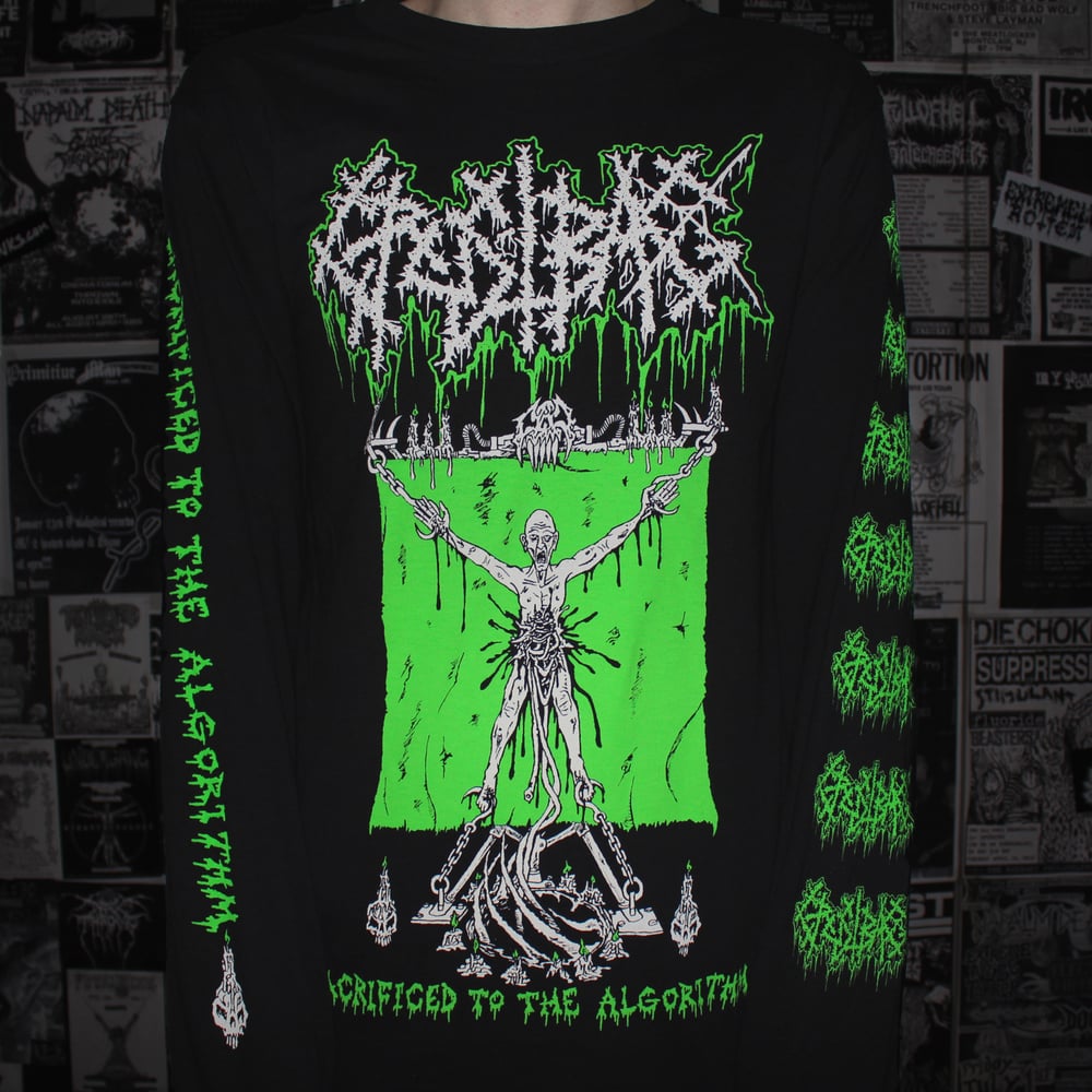 _CRUSTBAG_ "Sacrificed To The Algorithm " - Longsleeve