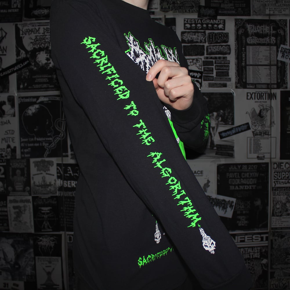 _CRUSTBAG_ "Sacrificed To The Algorithm " - Longsleeve