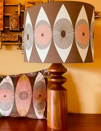 Image 4 of Eye Ray Brown Lampshade 