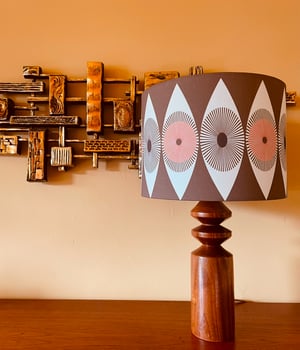 Image of Eye Ray Brown Lampshade 