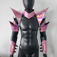 Image 1 of Burning Man Holographic Laser Pink Armor,Rave Festival Costume Armor Outfits