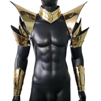 Image 1 of Burning Man Holographic Gold Armor,Rave Festival Costume Armor Wear Outfits