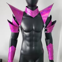 Image 1 of Burning Man Holographic Laser Rosered Armor,Rave Festival Costume Armor Wear Outfits