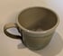 Hand thrown, stoneware large mug with green glaze Image 2